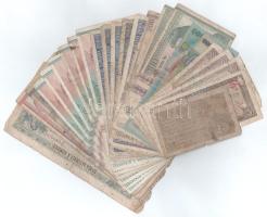 Románia 25db-os vegyes bankjegytétel, közte Német megszállás 1917. 25b T:F-G Romania 25pcs mixed banknote lot, within German occupation 1917. 25 Bani C:F-G