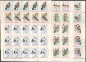 1968 Természetvédelem (III.) Madarak (VI.) teljes hajtott ívsor