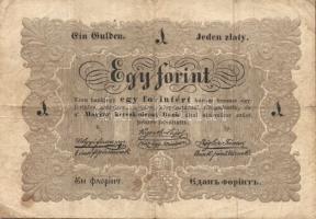 1848. 1Ft "Kossuth-bankó" T:III