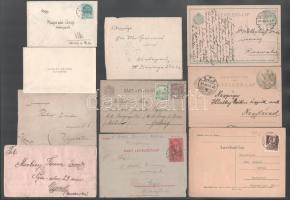 11 db vegyes levél, közte híres embereké is