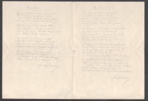 11 db vegyes levél, közte híres embereké is