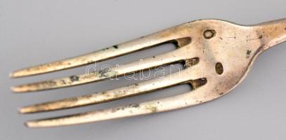 Ezüst (Ag) villa, jelzett, nettó 33g