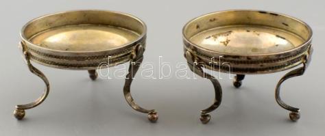 Ezüst (Ag) fűszerkínáló pár, jelzett, nettó 60g