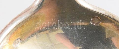 Ezüst (Ag) szervírozókanál, jelzett, h: 25,5 cm, nettó 118g