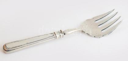 Ezüst (Ag) süteményvilla, jelzett, h: 25 cm, nettó 143g