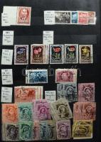 Többpéldányos rendező az 1945-1958 közötti időszakból, 12 vastag fekete lapos A4-es berakóban