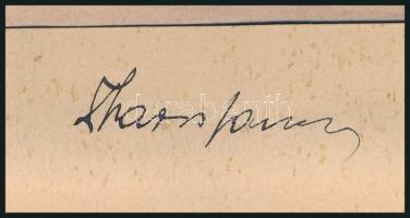 Olvashatatlan jelzéssel: Szirmai tél, 1966. Akvarell, papír, paszpartuban, 18×26 cm