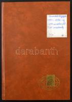 Többpéldányos rendező az 1971-1976 közötti időszakból, 12 vastag fekete lapos A4-es berakóban