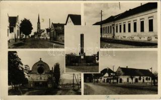 1955 Bátaszék, mozaiklap, Uránia mozi. Művészeti Alkotások (fa)