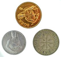 3 darab szerencsepénz