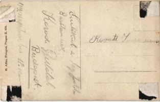 1903 Kóródi Gyula cigányprímás dedikált képeslapja / signed postcard of a Hungarian Gypsy violinist....