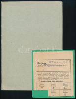 cca 1890-1900 Moson, Kühne E. Mezőgazdasági Gépgyára árjegyzéke. N. 62., 56., 57., 58., 59., 60., 61...