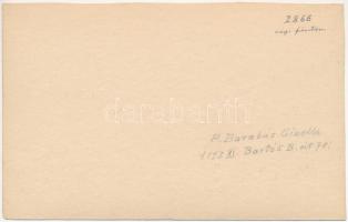 Barabás Reismann Gizella (1893-1985): Balatonpart. Akvarell, papír, jelzett, hátoldalán Barabás Reis...