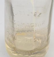 Dreher Első Magyar Részvényserfőzde Budapest szódásüveg, m: 31 cm