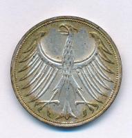 Német Szövetségi Köztársaság 1966F 5M Ag T:XF patina
 Federal Republic of Germany 1966J 5 Mark Ag C...
