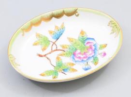 Herendi VBO mintás tálka, jelzett, hibátlan, 11,5x9 cm