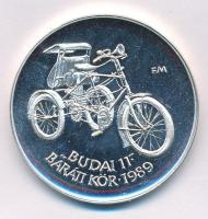 Fritz Mihály (1947-) 1989. "MÉE Szeged - Budai 11 Baráti Kör / Csonka János" Ag emlékérem kapszulában (35,71g/0.835/42,5mm) T:PP Adamo SG23