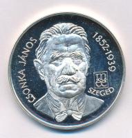 Fritz Mihály (1947-) 1989. "MÉE Szeged - Budai 11 Baráti Kör / Csonka János" Ag emlékérem ...