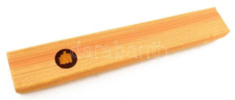 Nagyszemű műborostyán nyaklánc, dobozában