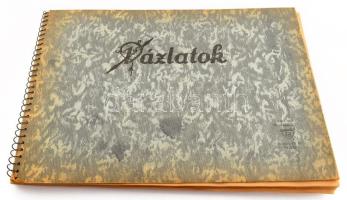 Színészeket, színésznőket, filmjeleneteket ábrázoló újságkivágások gyűjteménye, szépen összeállítva,...