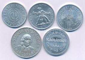 1948. "Magyar Állami Pénzverő / Budapest Nemzetközi Vásár" kétoldalas Al emlékérem (32,5mm...