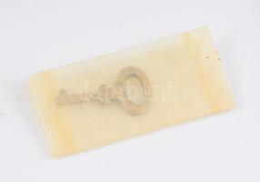 Ékszeres doboz, kulccsal 10x18 cm