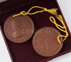 Meissen 2 darab plakett, d: 4 cm