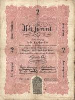 1849. 2Ft "Kossuth-bankó" T:III