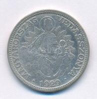 1929. 2P Ag "Madonna" T:F Adamo P7