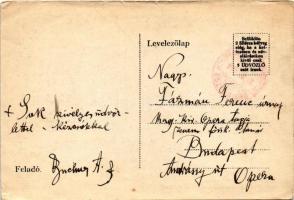 1939 Háromszínű zászló leng...(1938) Bánáti Buchner Antal dalának kottája, a szerző aláírásával és ü...