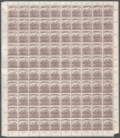 Kolozsvár 1919 Arató 35f hajtott 100-as ívben, Bodor vizsgálójellel (15.000) (fogelválások / aparted perfs.)