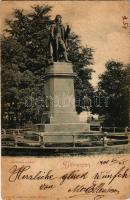 1900 Debrecen, Csokonai szobor. Römmler und Jonas (Dresden) (fl)