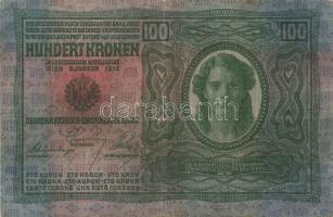 1912. 100K román ellenbélyegzővel T:III+