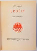 Az Erdélyi Szépmíves Céh 3 db jubileumi kiadású kötete: Kós Károly: Erdély. Kulturtörténeti vázlat.;...