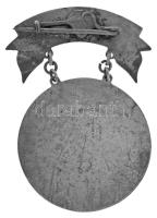 1953. "Diósgyőri Vasmű Emlékérem - Kohászati Miniszter" ezüstpatinázott bronz kitüntető em...