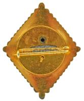 1970. "Kiváló Rendőr" aranyozott, műgyantás fém jelvény (40x32mm) T:AU