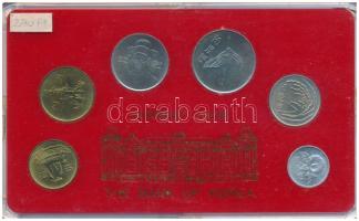 Dél-Korea 1983. 1W-500W (6xklf) forgalmi sor műanyag tokban T:UNC South Korea 1983. 1 Won - 500 Won (6xdiff) coin set in plastic case C:UNC
