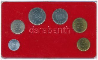 Dél-Korea 1983. 1W-500W (6xklf) forgalmi sor műanyag tokban T:UNC
South Korea 1983. 1 Won - 500 Won...