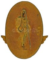 1960-1970. "Kiváló Vasutas" zománcozott fém kitüntető jelvény (30x44mm) T:AU