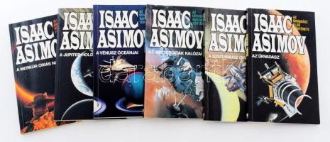 Asimov, Isaac: Az űrvadász I-VI. 1992, Cédrus. Kiadói papírkötés, jó állapotban.