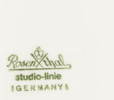 Rosenthal virágmintás kínáló, jelzett, hibátlan, d: 18,5 cm