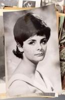 cca 1960-1980 Nagy vegyes színésznő és énekesnő tétel, benne fotókkal, képeslapokkal, nyomatokkal