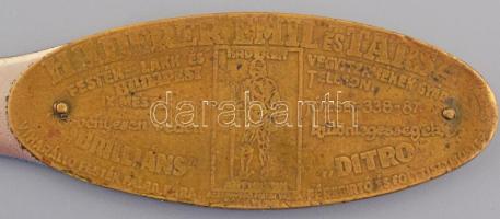 "Haderer Emil és Társa Festék-, Lakk és Vegytermékek Gyára, IX. Mester utca 9.,"Brilliáns&...