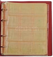 2db négygyűrűs érmetartó album, összesen 21db berakólappal, használt állapotban (a kettő album össze...