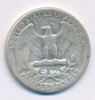 Amerikai Egyesült Államok 1941. 1/4$ (25c) Ag "Washington" T:VF
USA 1941. 1/4 Dollar (25 ...