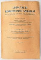 dr. Sédey Gyula: Légoltalmi Rendfenntartó Szolgálat tananyaga kérdés-feleletekben. Bp., 1941, szerzői kiadás, foltos papírkötés.