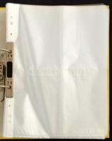 400 férőhelyes képeslap berakó, lefűzhető gyűrűs mappa