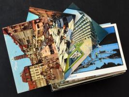 200 db MODERN külföldi város képeslap / 200 modern foreign town postcards