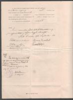 1902 Békéscsaba, adásvételi szerződés Gallai Istvánné Paróczai Erzsébet és Timár Mátyás endrődi lako...