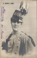 Gabi Z. Bárdy in military uniform photo (EK)